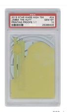 PSA 10 Jabba the Hutt 2015 Topps Star Wars High Tek Trading #24 1/1 picture