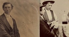 Billy the KidTintype- photo.c1870 Antique1/6 Plate Photo💰💰💰💰💰💰 picture