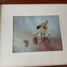 Original WALT DISNEY Pinocchio Jimmy Cricket Cel picture