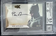 CZX DC Super Heroes & Villains Ben Affleck Batman Autograph on Card /10 BGS 10 picture