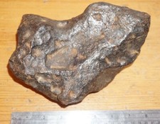 HUGE, RARE 6335g THUMB-PRINTED URUACU IRON METEORITE FROM BRAZIL  LOW BIN PRICE picture