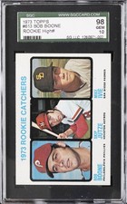 1973 TOPPS ROOKIE HIGH #613 BOB BOONE SGC 10 GM picture
