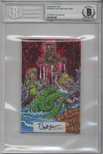Brittany Snow Scooby Doo X Horror Original Art Sketch Card Signed Auto 1/1 BAS picture