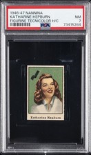 1946 NANNINA FIGURINE TECNICOLOR HAND-CUT KATHARINE HEPBURN PSA 7 picture