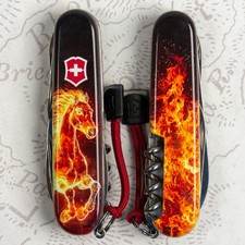 Victorinox CLIMBER Swiss Army Knife FLAME HORSE Design GLOSS Zodiac 2026 Special picture