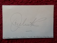 JON VICKERS / PIERO CAPPUCCILLI - OPERA SINGERS - AUTOGRAPHS - 1976 picture