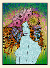Music Chuck Sperry Lady 2014 Illin Art Screen Print Poster Signed Numbered Rare  picture