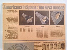 Vintage 1962-72 Americans In Space The First Decade Mercury To Apollo NASA picture