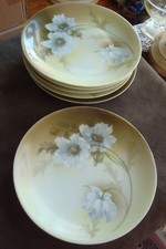 Reinhold Schlegelmilch - R.S. Germany- C1910s,6 Dessert Plates,Roses picture
