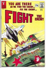 FIGHT THE ENEMY #3 NM+ 9.6 SCARCE SILVER AGE TOWER COMICS UNBELIEVABLE COPY picture