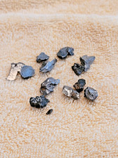 6 Grams Meteorite Iron/Nickle Fragments, Picture is of 12 Grams  TWO ORDERS  picture