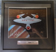 Star Trek USS Enterprise NCC-1701 Seri Cel Signed by William Shatner w/ Used Pen picture