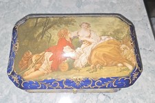 German Porcelain factory Reinhold Schlegelmilch Rococo Floral Dresser 10