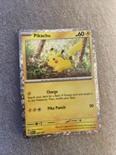 Pikachu New 2025 McDonalds Happy Meal Holo Pokémon Dragon Discovery Card 002/015 picture