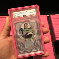 2023 Topps Chrome Disney 100 Complete PINK Set 1-100 All PSA 10 picture