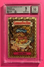 Garbage Pail Kids Chrome 1 Virus Iris 1/1 Superfractor BGS 9 Pound Autograph 10 picture