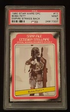 1980 OPC O-Pee-Chee Star Wars BOBA FETT #11 PSA 9 - Highest Grade, POP 1 picture