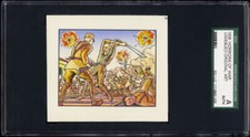 1938 Horrors of War original art from high-series unissued cards ONLY 6 KNOWN picture