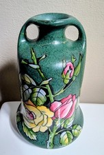 RSTK AUSTRIAN TURN TEPLITZ BOHEMIAN HAND PAINTED AMPHORA ART Pottery VASE  early picture