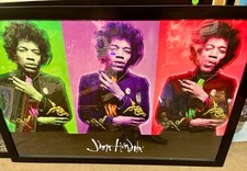 Jimi Hendrix by Gered Mankowitz, Smoking Color Triptych, 1967 picture