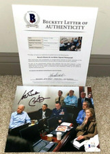 BARACK OBAMA JOE BIDEN DUAL SIGNED 8X10 PHOTO WAR ROOM SITUATION PRESIDENT BAS picture