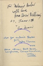 Dylan Thomas signed book - A Little Treasury of Modern Poetry by Oscar Williams picture