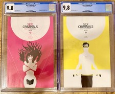 Sex Criminals 1A & 2A, Zdarsky 1st Printing CGC 9.8 2013. New Show Coming Soon picture