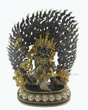 Fine Quality Hand Carved Vajrapani Chana Dorje Copper Statue From Patan, Nepal picture