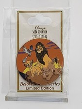 DISNEY DSF BELOVED TALES THE LION KING PIN LE 300 ON CARD picture