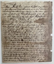 1801 Andrew Jackson Signed Land Deed Tennessee 5000 Acres Knox County picture