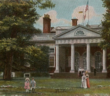 Monticello Virginia Home of T Jefferson Raphael Tuck & Sons 2080 Saxony Postcard picture