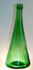 Antique SCHWEPPES LTD COAT OF ARMS Apple Lime Green cordial old Bottle c1910's picture