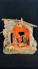 Fontanini Heirloom Collectibles By Roman Christmas Nativity Lighted Stable Music picture