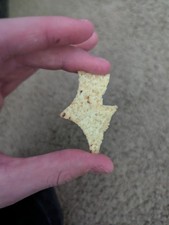 texas chip that is lime and is the shape of texas texas texas sahur on sum rs fr picture
