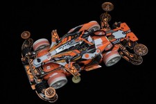 Mini 4WD Tamiya MS Flexi Finished Product Avante Mk3 Azure Disney Front pivot picture