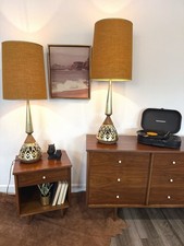 UNBELIEVABLE ULTRA-RARE Authentic Tony Paul for Westwood Mid Century Table Lamps picture