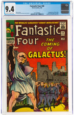 Fantastic Four #48 CGC NM 9.4 White Pages 1st Galactus & Silver Surfer picture