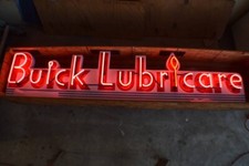 Vintage Buick Lubricare 7 Ft. Neon Sign picture