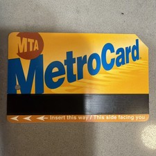 Authentic NYC MetroCard — Cultural Artifact (Discontinued)  picture