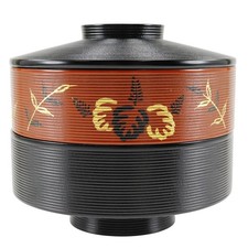 [ZOUHIKO] Zouhiko Kirimasuju Jubako Two-tiered Jubako Makie Lacquerware _ picture