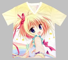 Meronchan Dry Mesh V-Neck T-Shirt Yellow Free Size C86 Japan Authentic picture