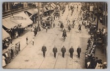 Elks Parade Bradford PA Police Great Signage c1915 RPPC Photo Postcard picture