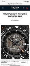 President Trumps Inauguration Watch (The Ghost) Only 250 Made .This is 133/250  picture
