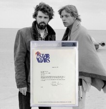 Rare 1977 StarWars Sequel Letter Signed By George Lucas With Amazing Content PSA picture
