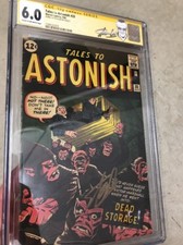 Tales to Astonish #33 CGC 6.0 Single Highest Signed Stan Lee SS Signature picture