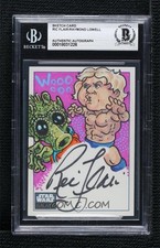 2010 TOPPS STAR WARS GALAXY RIC FLAIR AUTO ORIGINAL SKETCH CARD GPK 1/1 BAS picture