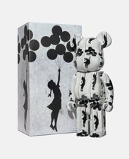 Flying Balloons Girl 1000% Bearbrick Be@rbrick Banksy Medicom Toy Rare Limited picture
