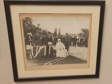 ʻAbdu'l-Bahá The Baha'i Leader Knighting Ceremony 1920 Large Photo Haifa Israel picture