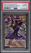 PSA 10 Dark Magician Pharaoh's Servant LOCH-JP001 GMR Grandmaster Serial Japan picture