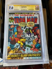 Iron Man 55 Cgc 7.0 Signed By Stan Lee picture